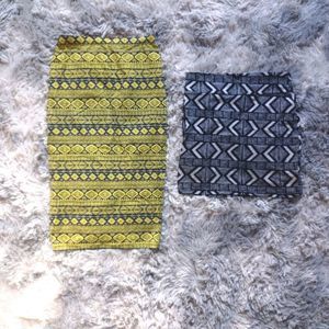 💰3/$30 two Boho Bodycon Skirts